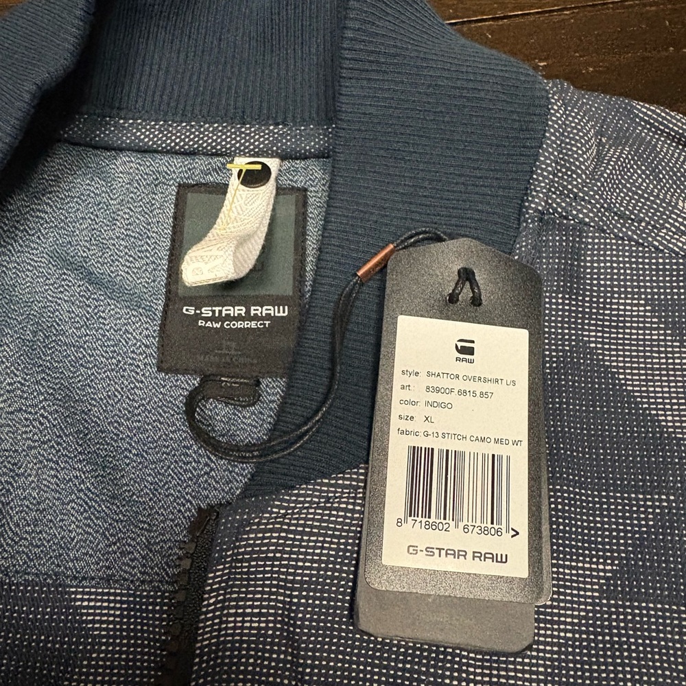 G-Star Indigo Patterned Jacket - image 3